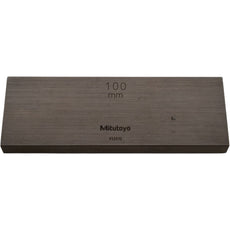 Mitutoyo 953370 100mm Rectangular Steel Gage Block Inspection