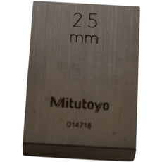 Mitutoyo 014718 25mm Rectangular Steel Gage Block Inspection