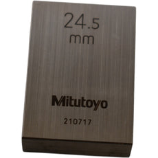 Mitutoyo 210717 24.5mm Rectangular Steel Gage Block Inspection