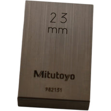 Mitutoyo 982131 23mm Rectangular Steel Gage Block Inspection