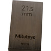Mitutoyo 981776 21.5mm Rectangular Steel Gage Block Inspection