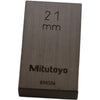 Mitutoyo 894556 21mm Rectangular Steel Gage Block Inspection