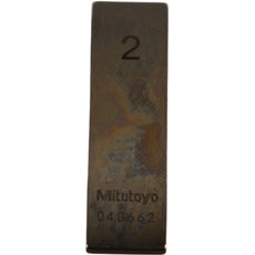 Mitutoyo 040662 2mm Rectangular Steel Gage Block Inspection