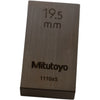 Mitutoyo 111065 19.5mm Rectangular Steel Gage Block Inspection
