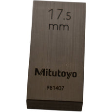 Mitutoyo 981407 17.5mm Rectangular Steel Gage Block Inspection