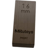 Mitutoyo 990297 16mm Rectangular Steel Gage Block Inspection