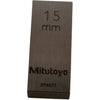 Mitutoyo 894831 15mm Rectangular Steel Gage Block Inspection
