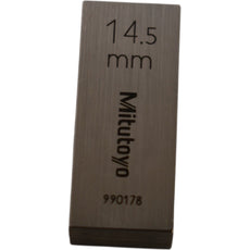 Mitutoyo 990178 14.5mm Rectangular Steel Gage Block Inspection