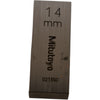 Mitutoyo 021350 14mm Rectangular Steel Gage Block Inspection