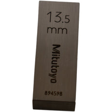Mitutoyo 894598 13.5mm Rectangular Steel Gage Block Inspection