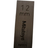 Mitutoyo 983375 12mm Rectangular Steel Gage Block Inspection