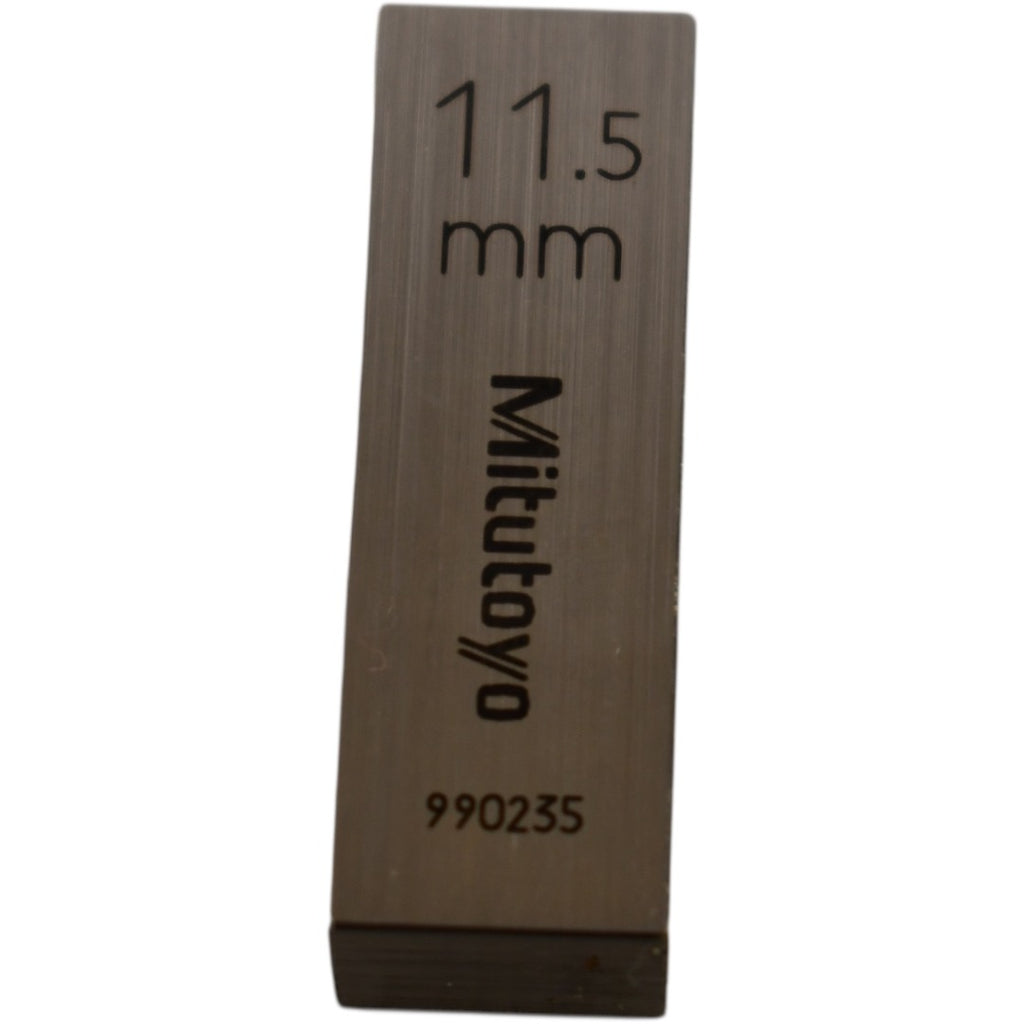 Mitutoyo 990235 11.5mm Rectangular Steel Gage Block Inspection