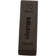 Mitutoyo 036359 10mm Rectangular Steel Gage Block Inspection