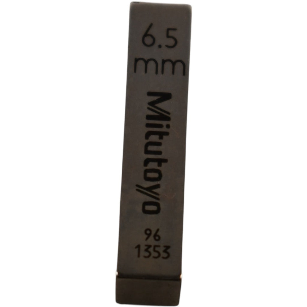 Mitutoyo 961353 6.5mm Rectangular Steel Gage Block Inspection