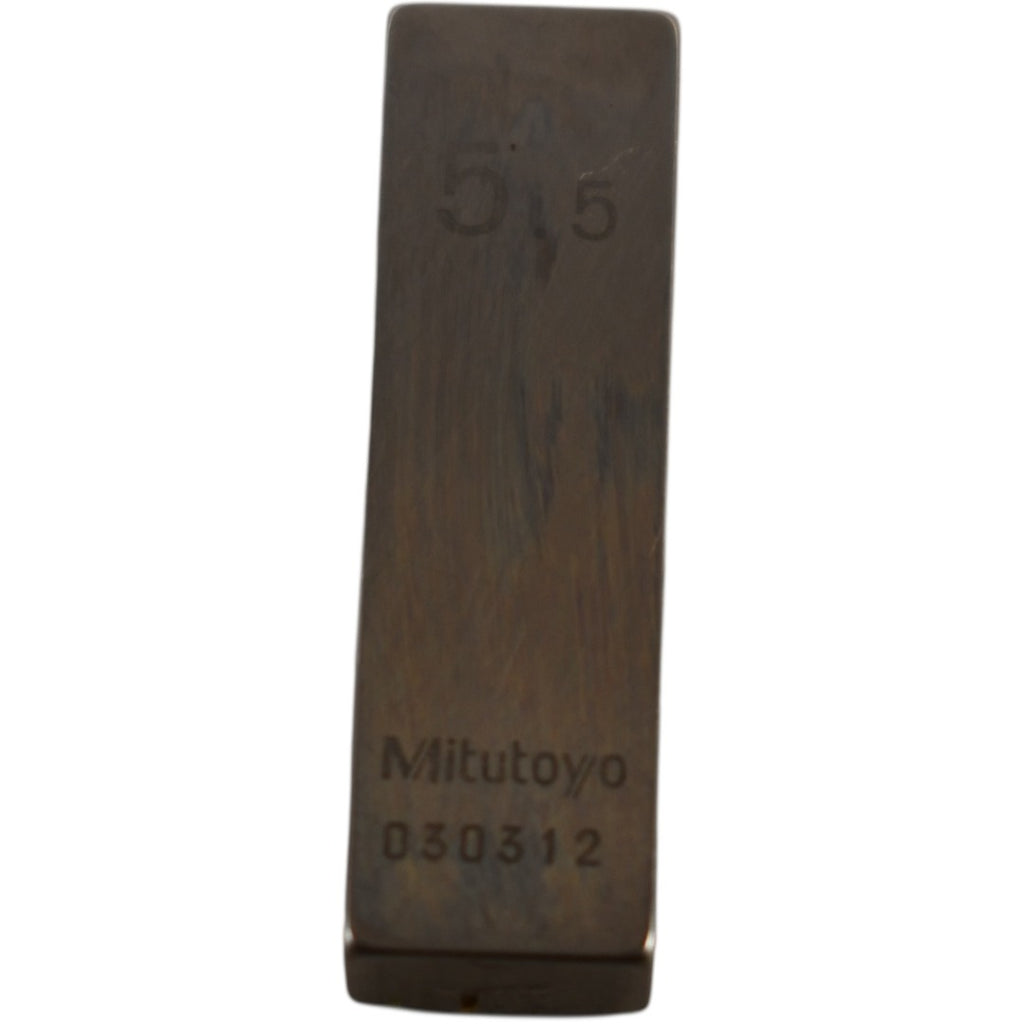Mitutoyo 030312 5.5mm Rectangular Steel Gage Block Inspection