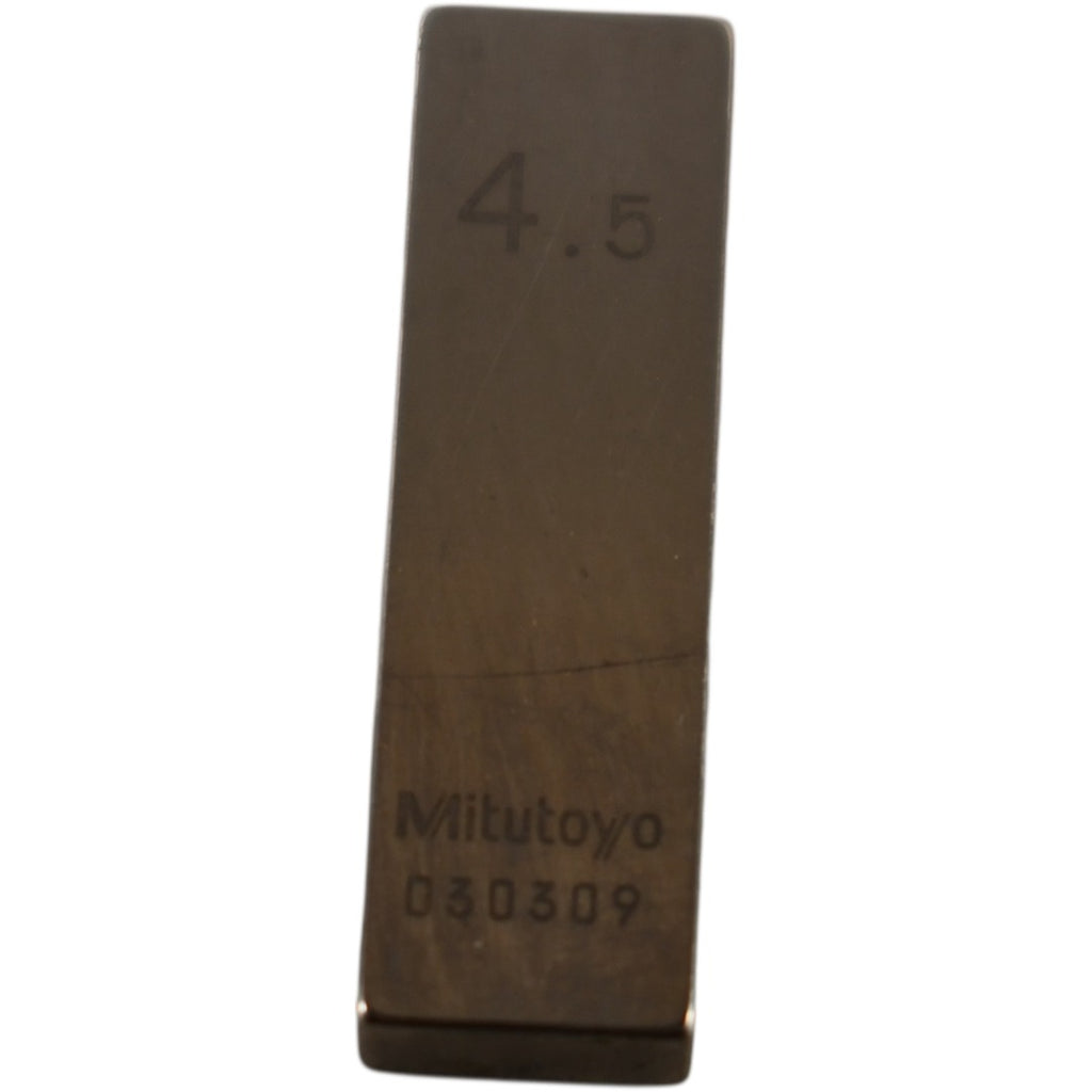 Mitutoyo 030309 4.5mm Rectangular Steel Gage Block Inspection