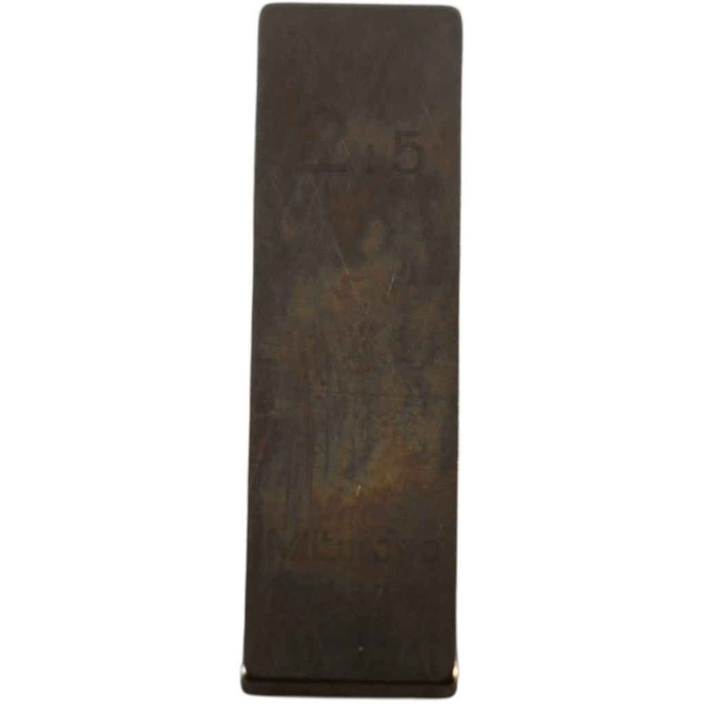 Mitutoyo 990502 2.5mm Rectangular Steel Gage Block Inspection