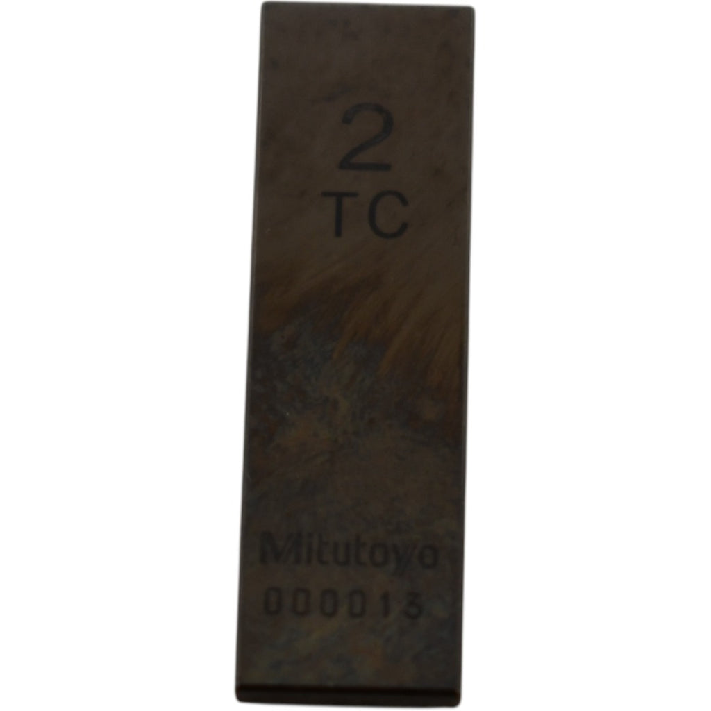 Mitutoyo 000013 2MM TC Rectangular Steel Gage Block Inspection