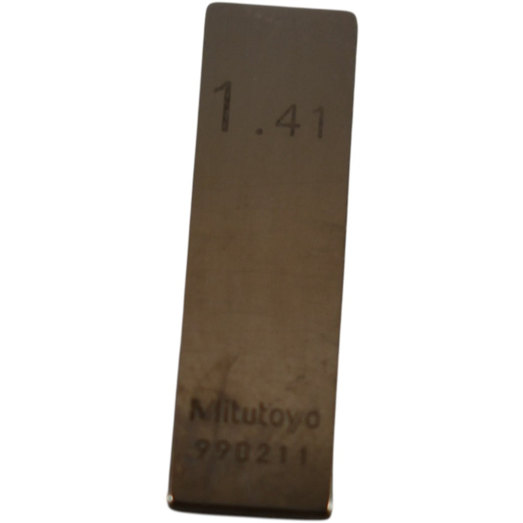 Mitutoyo 990211 1.41mm Rectangular Steel Gage Block Inspection
