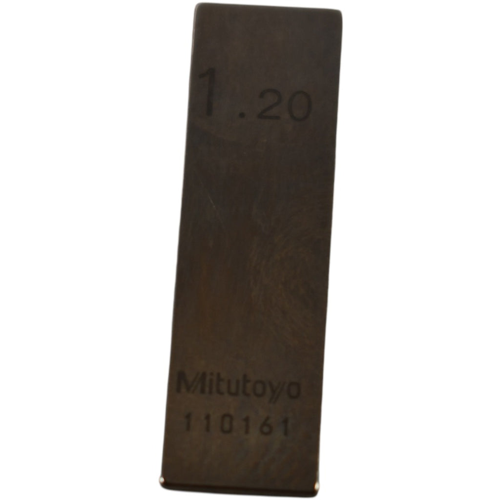 Mitutoyo 1.20mm Rectangular Steel Gage Block Inspection