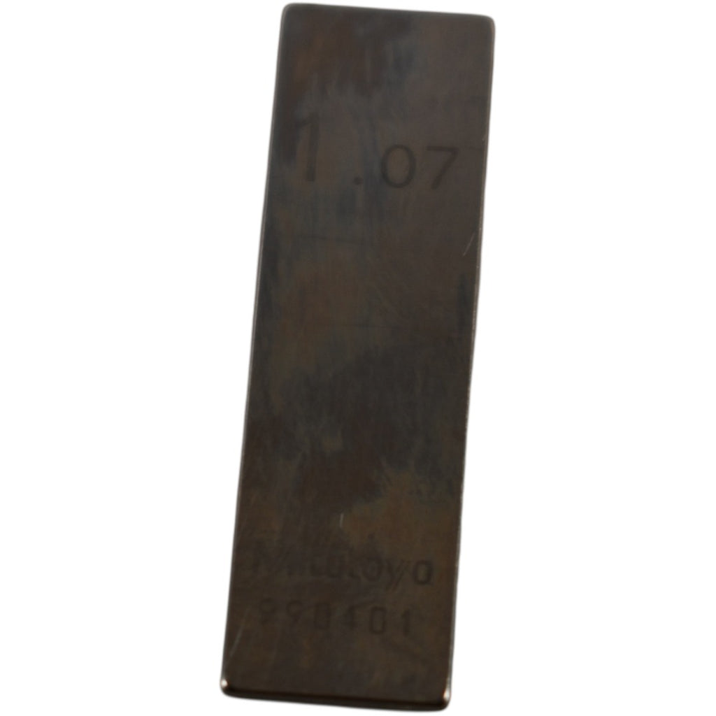 Mitutoyo 1.07mm Rectangular Steel Gage Block Inspection