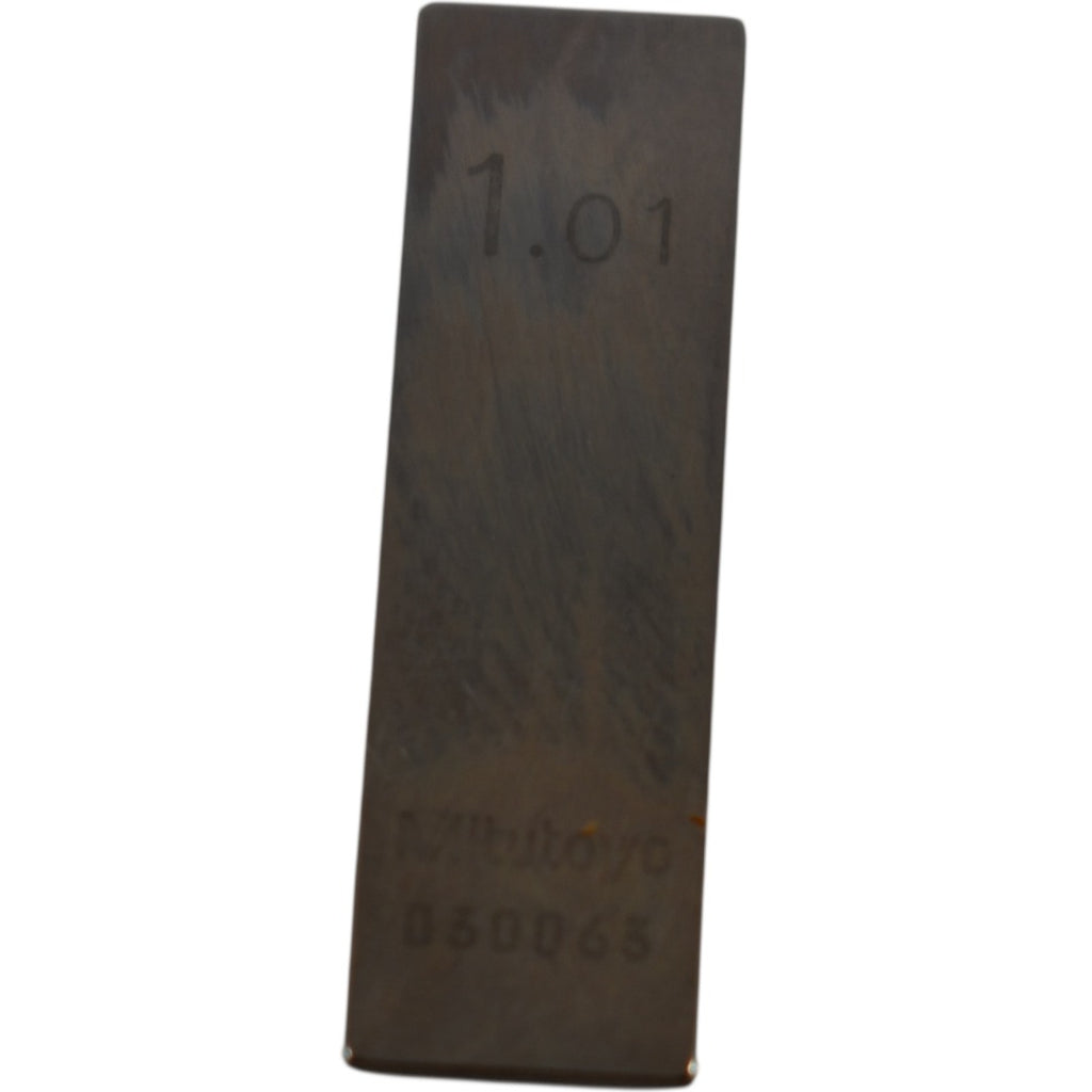 Mitutoyo 1.01mm Rectangular Steel Gage Block Inspection