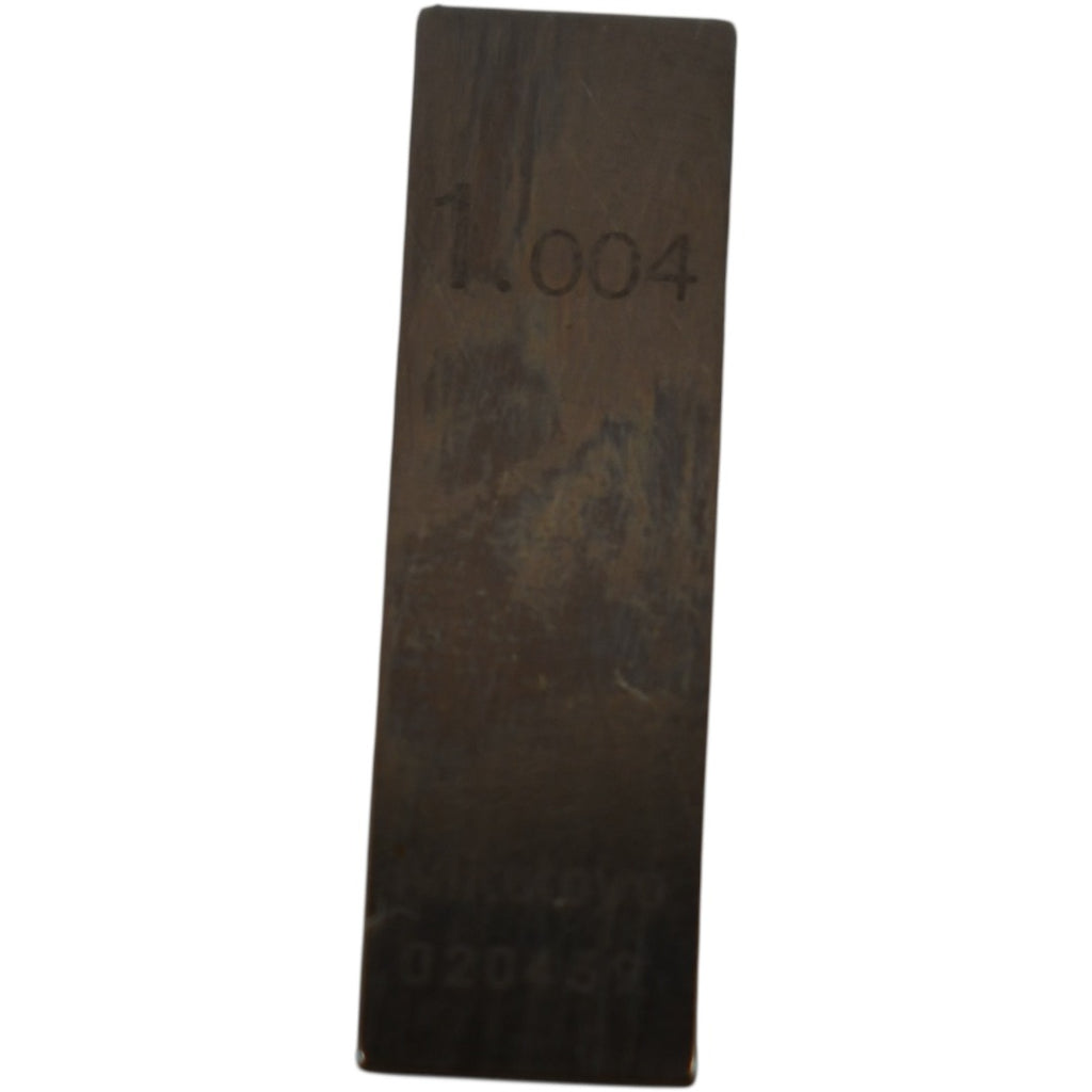 Mitutoyo 1.004mm Rectangular Steel Gage Block Inspection
