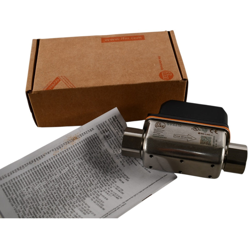NEW IFM SV4610 Vortex Flowmeter Sensor SVN12XXXIRKG/US-100 Water 1/2'' NPT