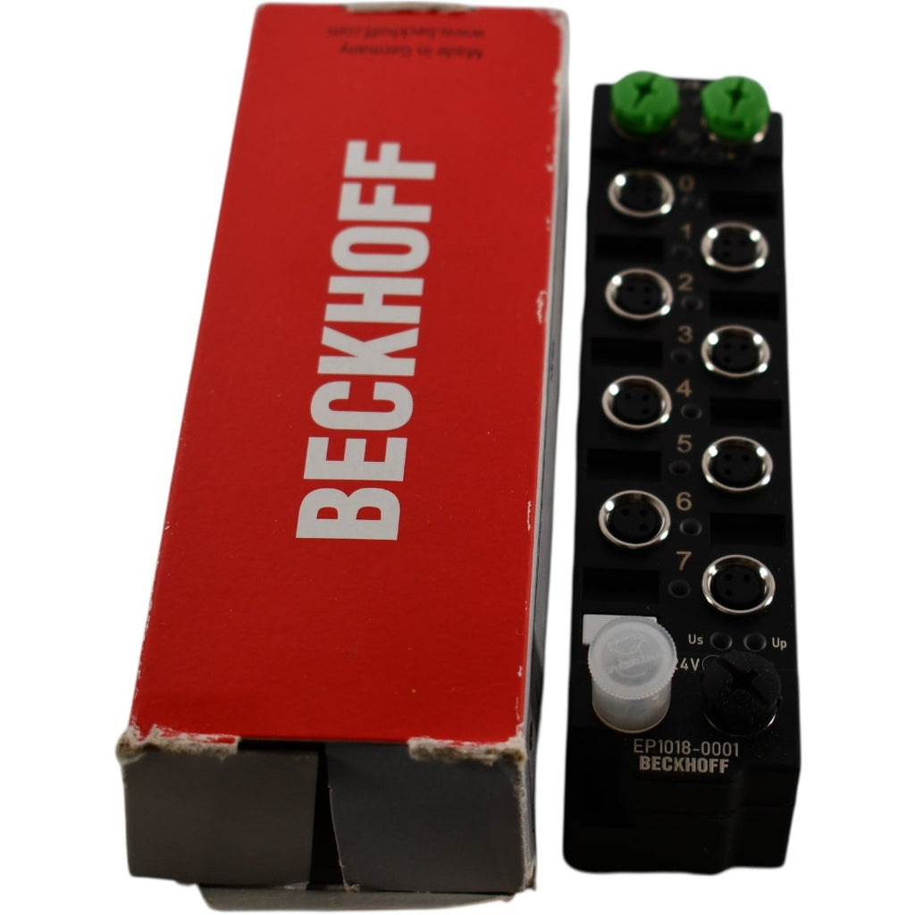 NEW Beckhoff EP1018-0001 EtherCAT Box 8-Ch 24V DC DI M8 IP67