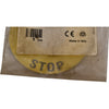NEW Automation Direct ECX1651 Emergency Stop Legend Plate 22mm Yellow