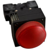 NEW Siemens 3SB3400-1A Lamp Holder With Red Indicator Light