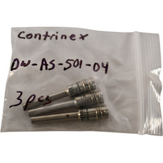 NEW Lot of 3 Contrinex DW-AS-501-04 Inductive Sensor 4mm 2.5mm NPN NO
