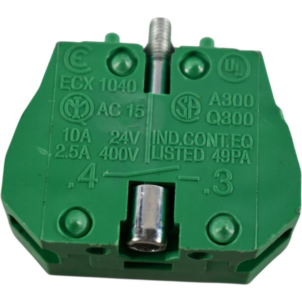 NEW Automation Direct ECX-1040 Contact Block 22mm 1NO A300 10A – VB ...