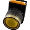 NEW DECA A20L-MF2E10Q4Y 22mm Yellow Momentary LED Pushbutton 24V 1NO