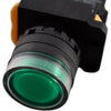 NEW DECA A20L-MF2E10Q4G 22mm Green Momentary LED Pushbutton 24V 1NO