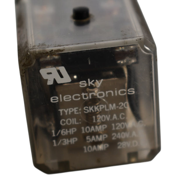 Sky Electronics SKKPLM-2C 8-Pin Relay 10A – VB Industrial Supply