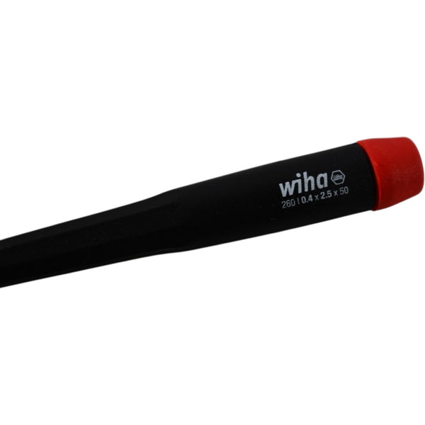 Wiha 260 0.4x2.5x50mm Slotted Flat Head Screwdriver Precision ESD Safe ...