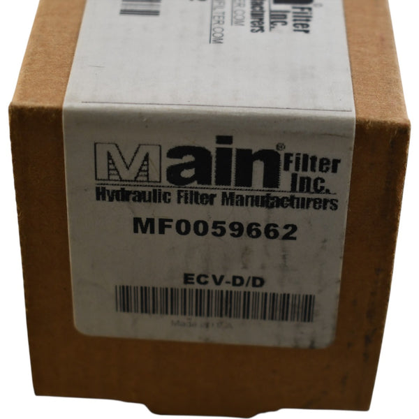 NEW Main Filter MF0059662 Hydraulic Filter Element 10 Micron 305psi Vi ...