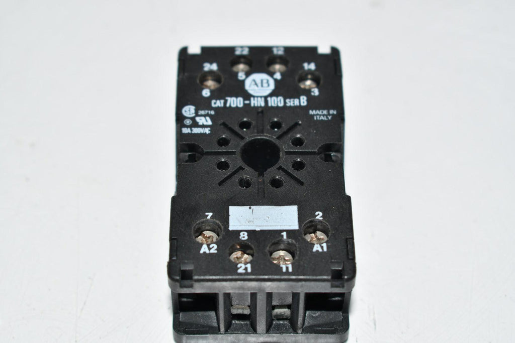 Allen Bradley 700-HN100 Relay Socket, 8 Pin, Guarded Touch