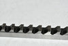 DUMONT 22215 1/2'' Broach Size, D Style 13-7/8'' OAL High Speed Steel Keyway Broach
