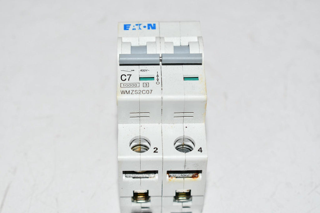 Eaton WMZS2C07 Circuit Breaker thermal magnetic, double-pole, C trip curve, 7A