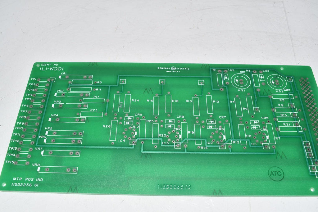 GE ILI-K00I 115D2236G1 MTR POS IND PCB Blank Printed Circuit Board