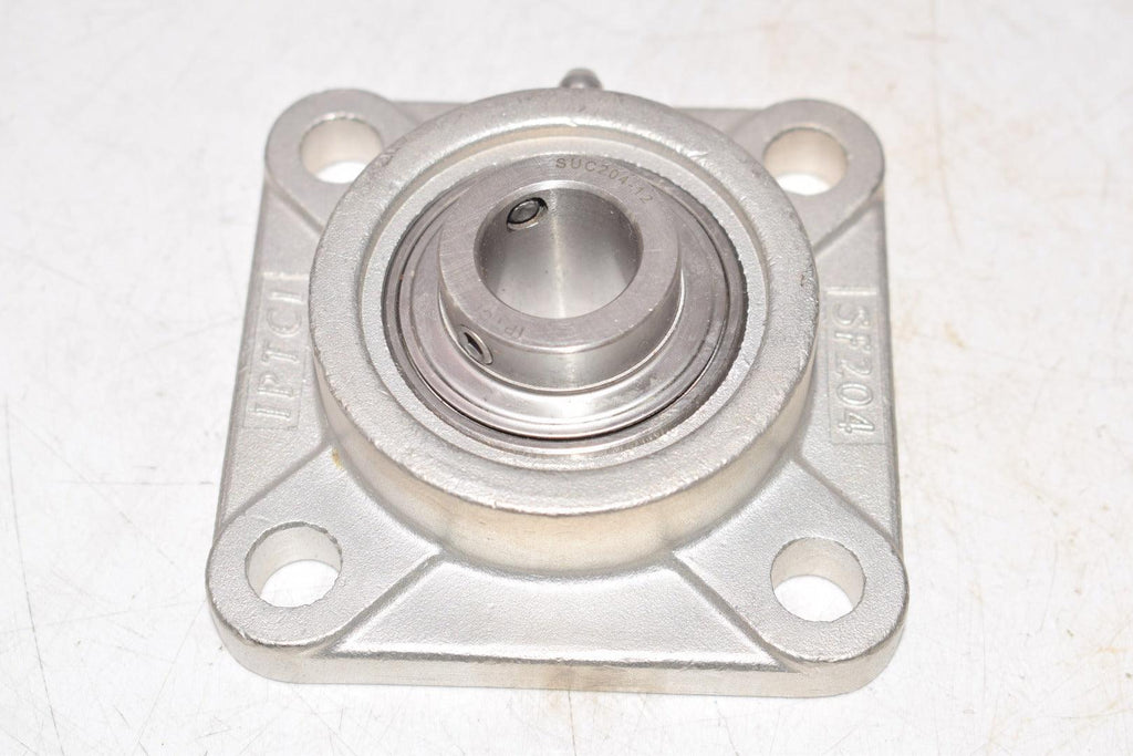 IPTCI SUC204-12 Stainless Steel Ball Flange Bearing 4 Bolt