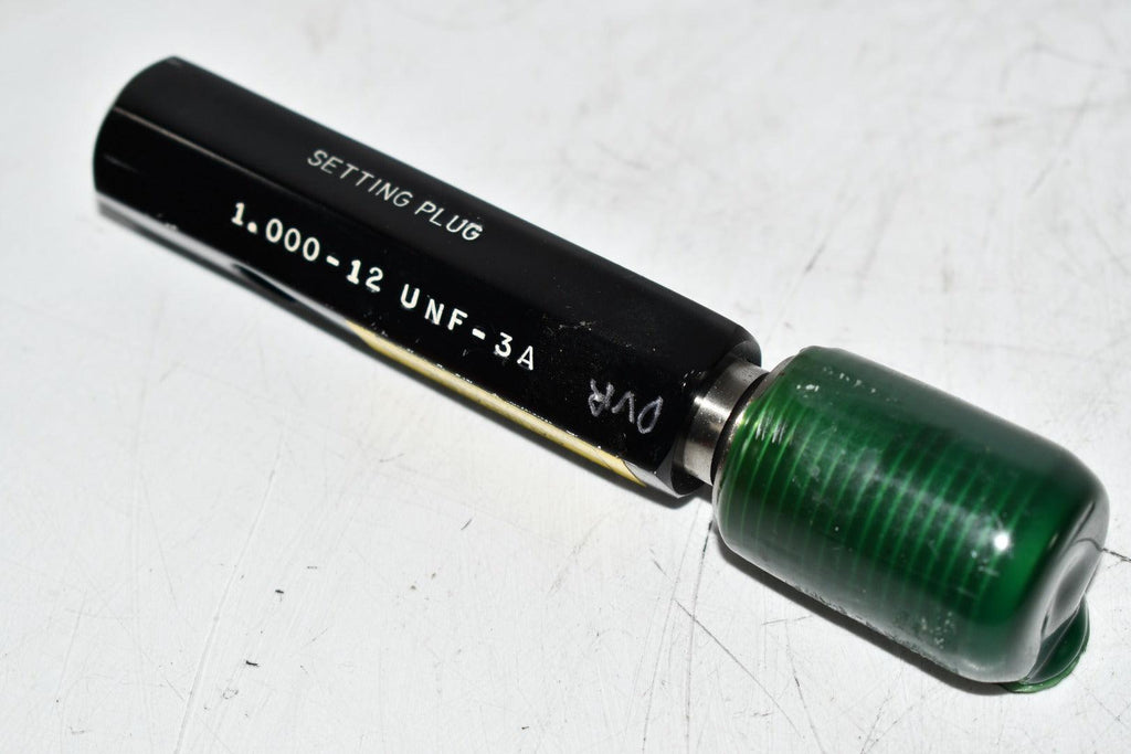 Johnson Gage 1.000-12 UNF-3A Setting Plug Thread Plug Gage MEAN pd .9437