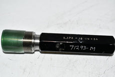 Johnson Gage 1.173-18 UN-3A Setting Plug Thread Plug Gage GO pd 1.1349