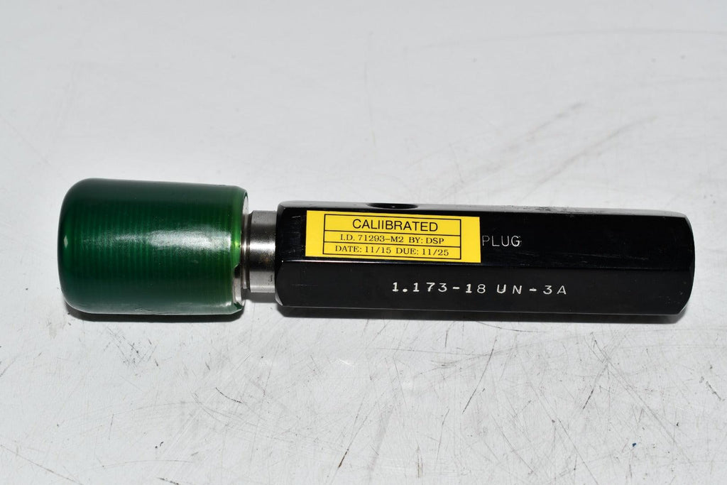 Johnson Gage 1.173-18 UN-3A Setting Plug Thread Plug Gage MEAN pd 1.1346