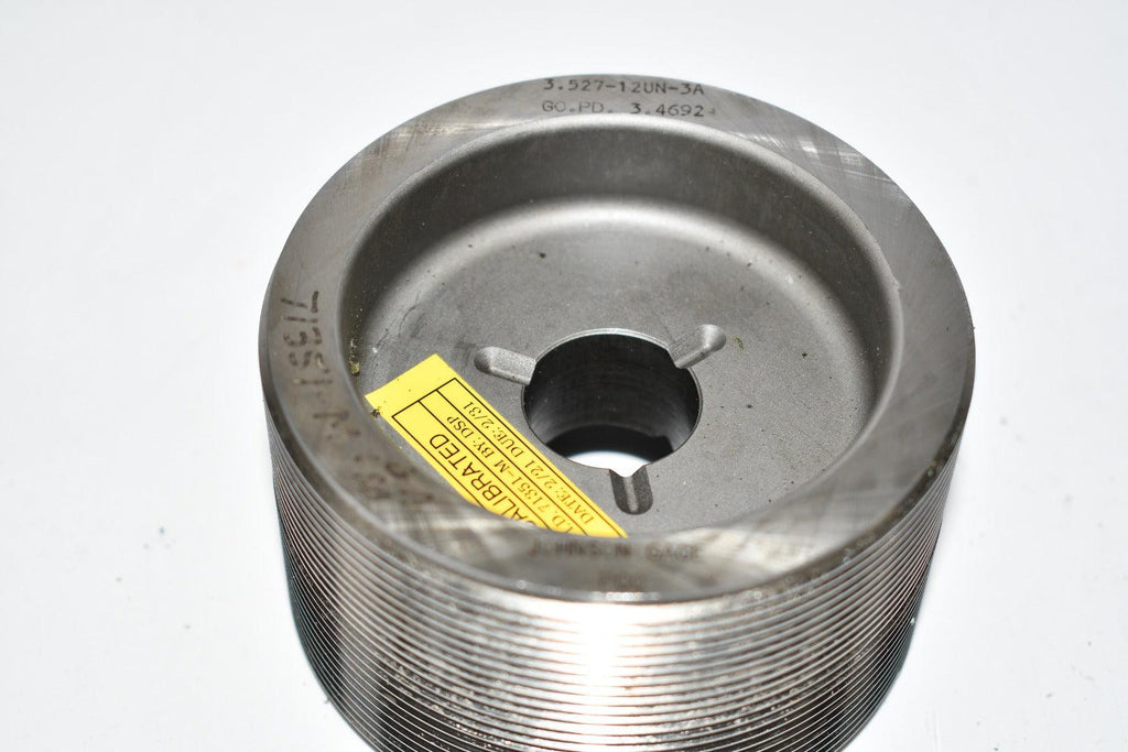 Johnson Gage 3.527-12UN-3A Thread Plug Gage GO PD 3.4692