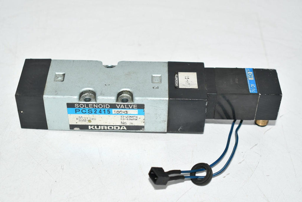 Kuroda PCS2415 100H3 Solenoid Valve 100/110v-ac 0.2-0.8 MPa
