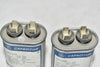 Lot of 2 GE Oval Capacitor 10 uf MFD Volt Z97F5300