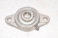 NEW AMI Bearings ASAHI MUC202-10 MFL-204 2 Bolt Flange Stainless Steel Insert Bearing